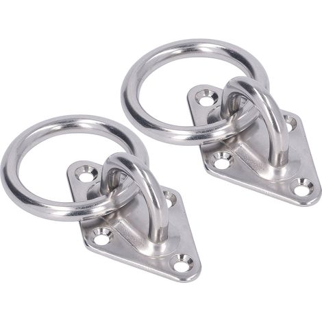Kit de suspension pour hamac avec anneau de connexion à vis, boucle à vis d'expansion, kit de suspension haute résistance. (1/5)