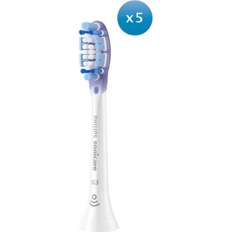 Têtes de brosse Sonicare pour le soin des gencives, paquet de 5, en plastique biosourcé