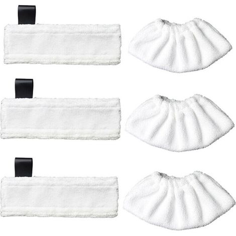 microfiber cloths + 3 microfiber cloth kits for Kärcher SC5/SC4/SC3/SC2/SC1, replacement cloths for Kärcher EasyFix steam cleaners (1/4)