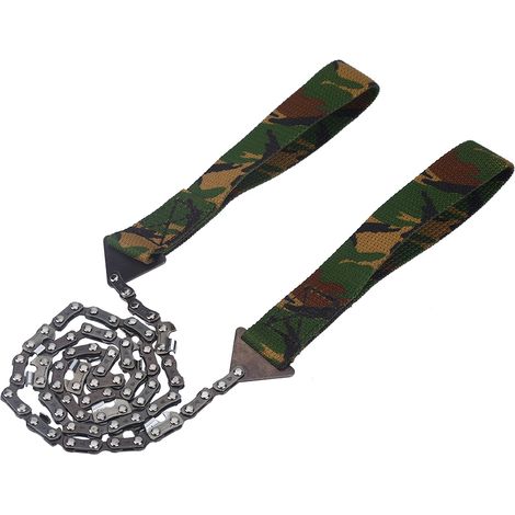 Tronçonneuse de Survie Multifonction Camouflage pour Urgence et Sauvetage en Extérieur (1/5)