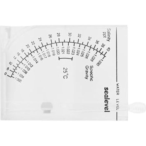 Salinomètre pour aquarium, hydromètre pour bassin, testeur de concentration de salinité pour piscine, test de densité (rectangulaire) (1/4)