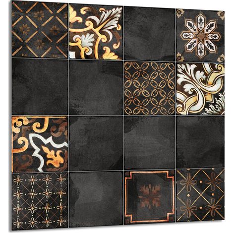 Panneau de verre pour cuisine 60x65 Mosaïque (1/5)