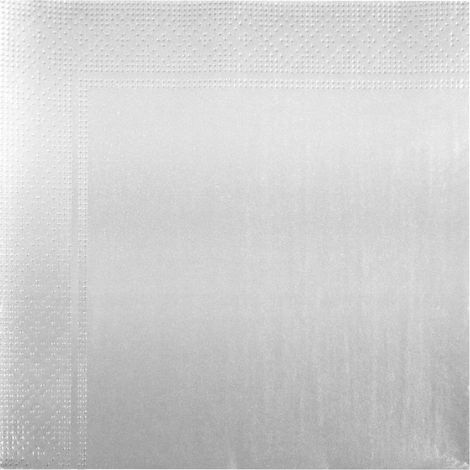 Servilletas de papel de un solo color, modelo Elegance, 33x33cm, 20 unidades, color plata.