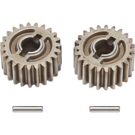 2Pcs Engrenage Métal Acier Sortie Portail pour Voiture RC Traxxas Pièces Amélioration Accessoires (1/5)