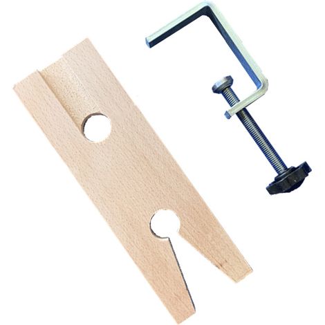 Schraubstock, Juwelierwerkbank, Juwelierbank, Schmuckherstellung. Zuverlässiger Schraubstock aus Holz zur Schmuckherstellung für Sägen und Schmuck