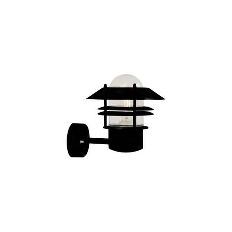 Applique murale BLOKHUS Up Métal Noir, H.23 - IP54 - E27 /Nordlux Extérieur (1/3)
