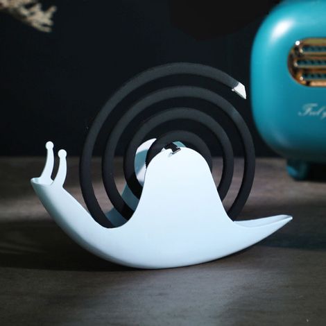 Porte-Spiral Anti-Moustiques en Métal Escargot, Résistant au Feu pour Intérieur et Extérieur, Décoration de Table