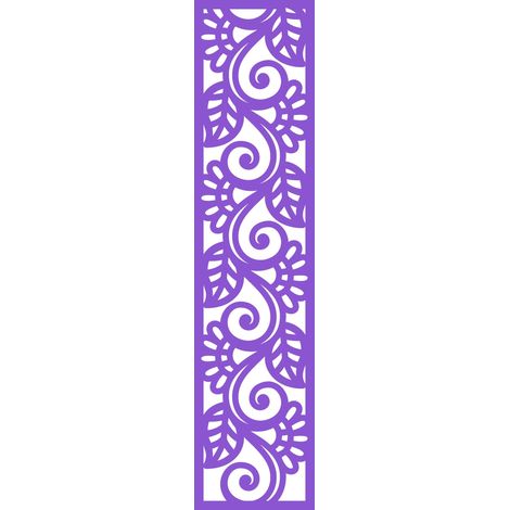 Pendelleuchte A2, durchbrochenes Design, lila, 21 x 90