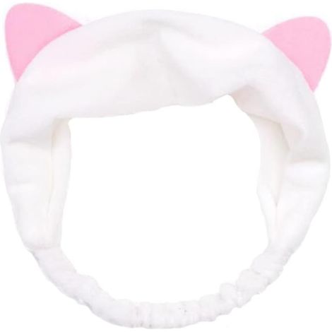 Bandeau oreilles de chat pour se laver le visage ou se maquiller accessoire de beauté pratique et mignon (1/5)
