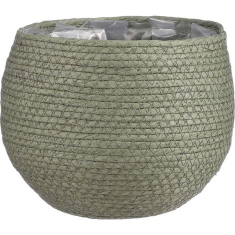 Mica Übertopf Korb Jorck Ø 22 x 19 cm grün Topf