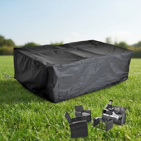 Copertura protettiva Melko Copertura per mobili da giardino, nero, 132 x 132 x 80 cm