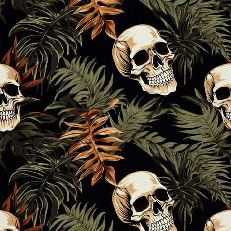 Tela Oxford decorativa para exteriores - Motivo de calavera I DX4976 (1/5)