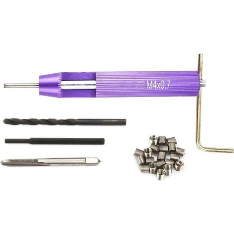 Kit installation inserts filetés – M4x0.7 – outil réparation (1/5)