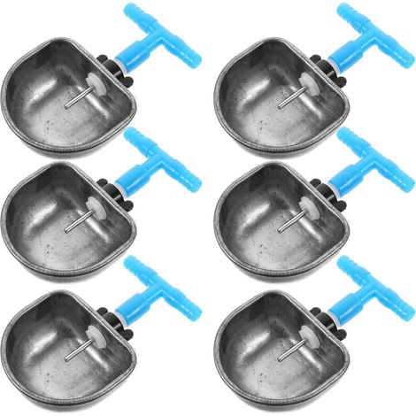 Kaninchentränke für den Stall aus Edelstahl und Kunststoff. Automatischer Wasserspender für Kleintiere. Praktischer und leichter Kaninchenwassernapf für den Käfig (1/5)