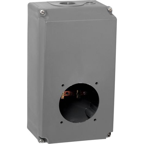 boitier plastique hypra pour prise 2p+t et 3p+t 63 ampères - passage