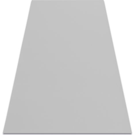 Teppich Antirutsch RUMBA 1719 einfarbig hellgrau grey 100x200 cm