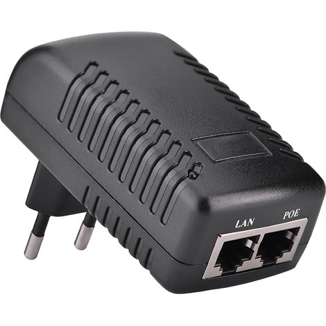 Alimentation murale 48V 0.5A POE pour caméra IP et téléphone, prise européenne secteur (1/3)
