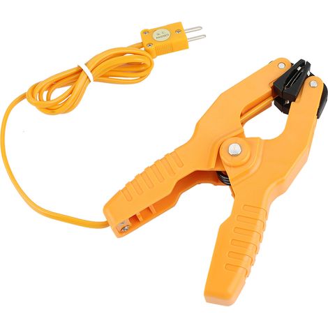 Capteur thermocouple de type K HT-05, câble de raccordement, pince pour tuyau 13/8", -40200℃ (1/5)