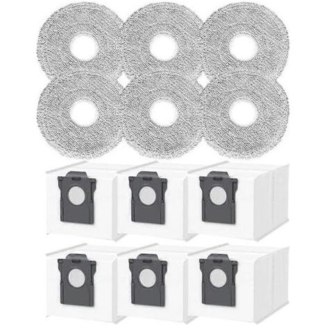 BARKBUSTERS Ensemble de 12 sacs à poussière pour balai aspirateur Dreame MOVA E40 Ultra - Pièces de rechange incluses (1/5)