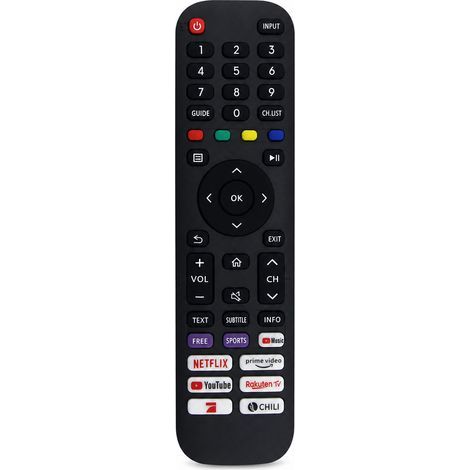 Télécommande TV Compatible avec Hisense EN2AL30H, Boutons Raccourcis Streaming (1/5)