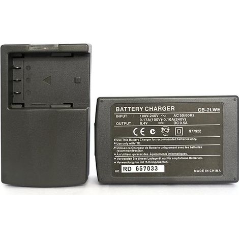 Chargeur de batterie pour appareil photo Canon CB-2LWE NB-2LH, compatible avec les modèles S30, S40, S50, G7, G9, 350D et 400D.