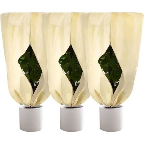 Winter Covers for Outdoor Plants - Set of 3 - 60 x 80 cm