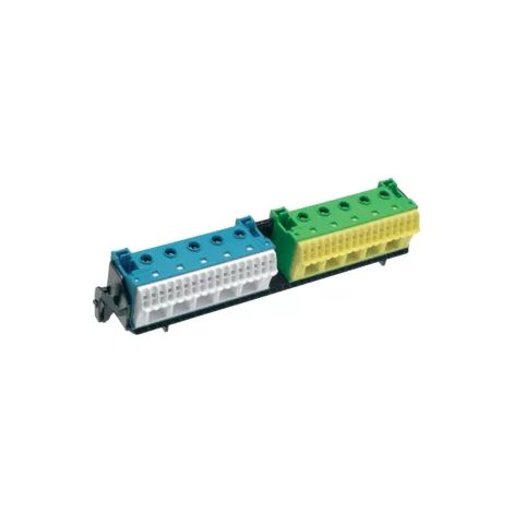 Hager PE/N-Klemme m.Träger 2x22 Quick-Connect FZ383 (1/2)
