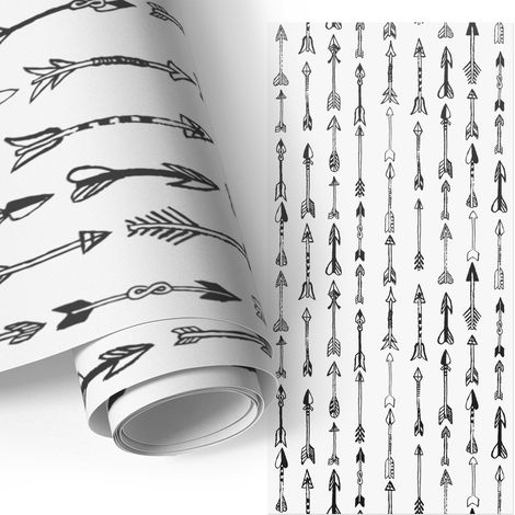 Möbelfolie - Klebefolie für Möbel - Selbstklebefolie - Dekorfolie - Küchenfronten bekleben - Pfeilformen 50x100 cm