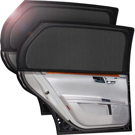 Sonnenschutz Auto Netz 2 Stück für Seitenfenster, UV-Schutz & Hitzeschutz