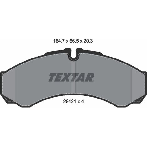 Kit de plaquettes de frein, frein à disque Textar 2912112 IVECO 1906401 2992339