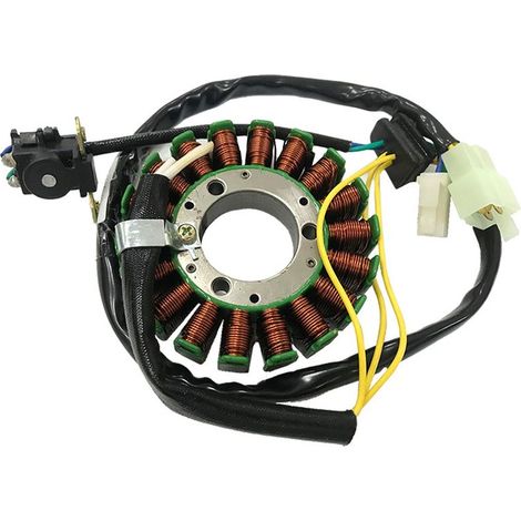 AVVOLGIMENTO ALTERNATORE GAUSS STATORE SUZUKI EN 125 YES, INTRUDER 125, KATANA 125 (OEM:32101-12F30 32101-12F40 32101-12FB0)