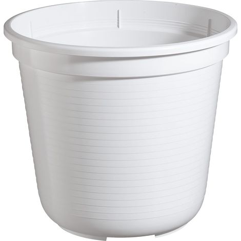 Geli Blumentopf STANDARD Weiß Ø 40 cm - Kunststoff (1/2)