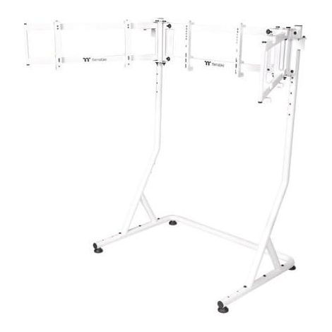 Soporte triple blanco Thermaltake para monitores gaming
