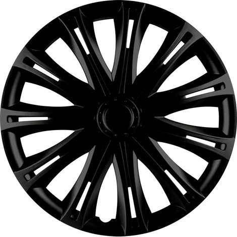 HP Autozubehör Radkappen R16 Schwarz 4 St.