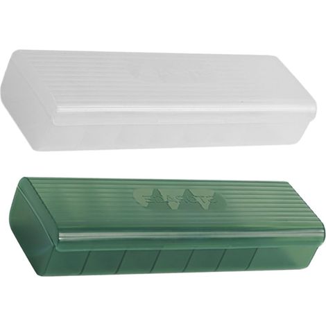 Organizador de cables de 2 piezas para cargadores y cables, transparente y verde, para accesorios de oficina y hogar. (1/5)