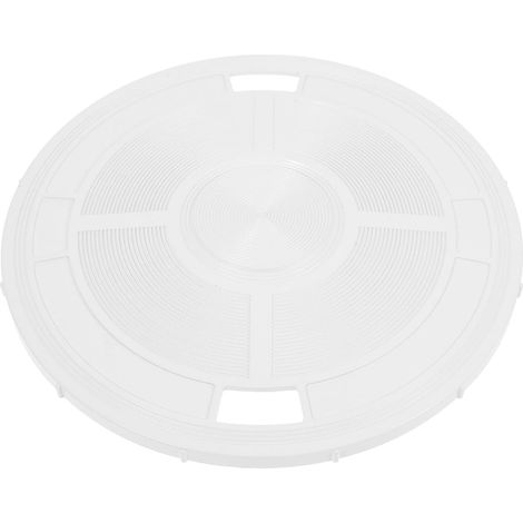 CCYKXACouvercle D'écumoire de Piscine Protection Débris pour Skimmer de Piscine et Sécurité en ABS Enterrée Blanc (1/5)