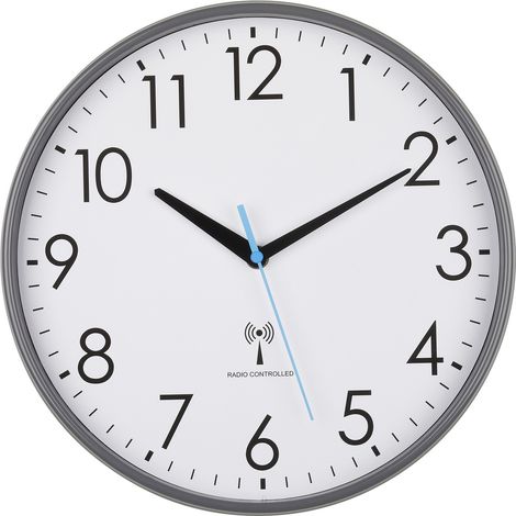 TFA Dostmann 60.3549.10 Funk Wanduhr 30 cm x 65 mm Grau (1/3)