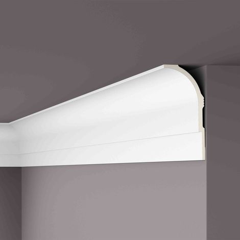 Eckleiste NMC AD22 ARSTYL Noel Marquet Zierleiste Stuckleiste für Indirekte Beleuchtung Modernes Design weiß 2 m (1/5)