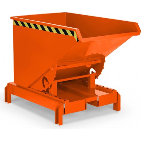 RR Industrietechnik Abrollkipper Typ RAM-DST-60 600dm³ für Deichselstapler RAL 2004 Reinorange