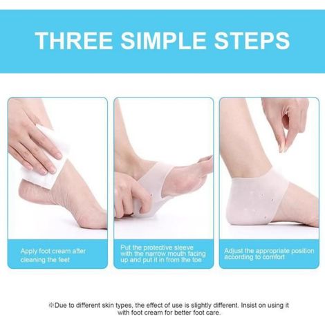 Protège Talon en Gel - Non spécifié - Mixte - Réutilisable - Respirant - Confort Optimal (1/4)