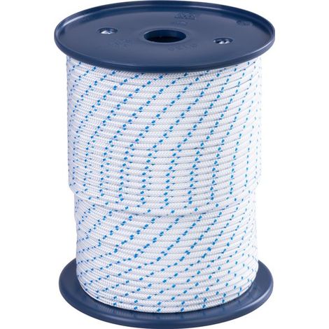 Seil Strend Pro Premium, KRUZBERK, 4 mm, Starterseil, weiß/blau, L-100 m