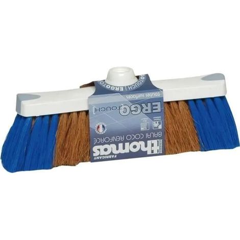 Thomas modello ergonomico scopa blu 29 cm fibra di cocco