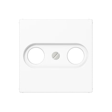 Jung Copertura per prese antenna 1fach, Duroplast, serie AS/A, bianco alpino A 561 PLTV WW
