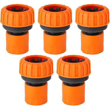 Raccordi per tubo da giardino, adattatore per tubo, connettore per tubo dell'acqua in PP da 1 pollice per spruzzatore a lavaggio rapido (1/5)