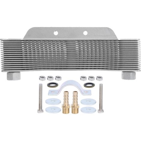 Radiateur de refroidissement de refroidisseur d'huile moteur à 16 rangées, universel pour motos 125-250CC ATV Dirt Bike