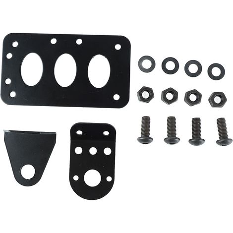 Support de plaque d'immatriculation latéral pour moto, cadre de plaque d'immatriculation rétro en fer (1/5)