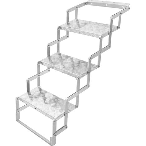 Échelle pliante, légère, usage polyvalent, 3 étapes (1/2)
