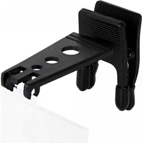 Loupe à pince pour lunettes avec 3 verres interchangeables, clipsable et rabattable, mains libres 1,5x 2,5x 3,5x pour la lecture, la couture, les loisirs et la cartographie (1/5)