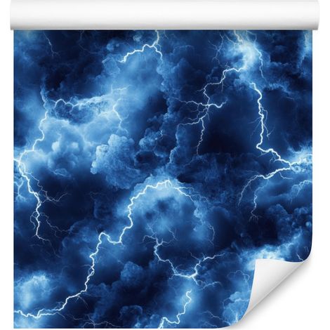 Papel pintado Acuarela Galaxia Azul, Formas Suaves 50x1000 cm (1/5)