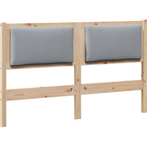 Maison Exclusive - Cabecero Marrón Madera maciza de pino